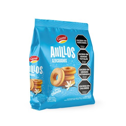 Anillos Azucarados sabor Vainilla 210gr