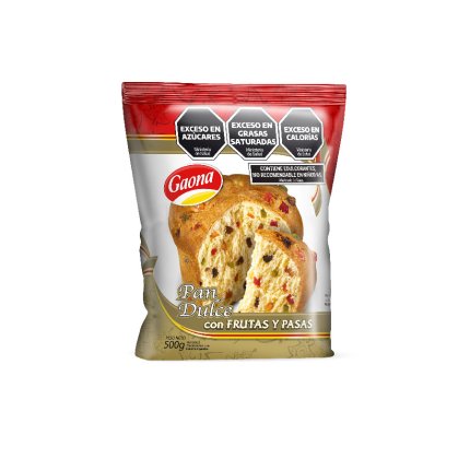 Pan Dulce con Frutas y Pasas 400gr