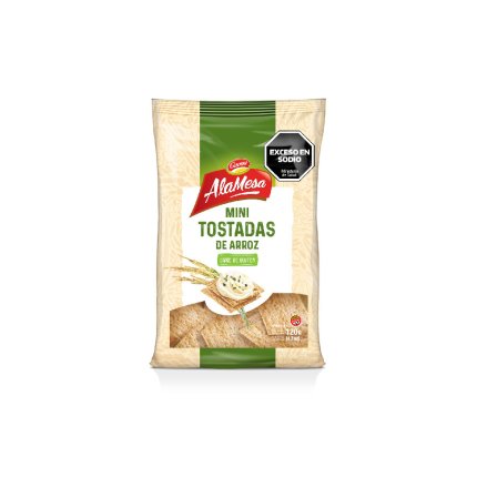 Alamesa Tostadas de Arroz Mini 120gr